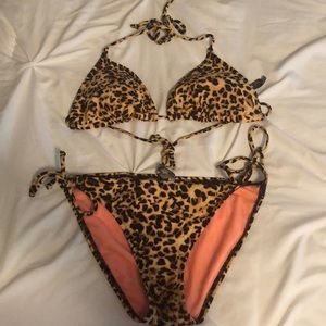 Cheetah print bikini